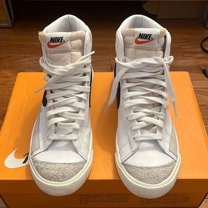 Nike Hightop Blazers.  Womens 8.5 - worn 2 times.